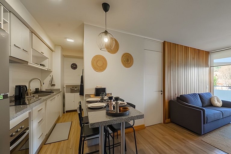 Departamento en condominio a pasos del centro.