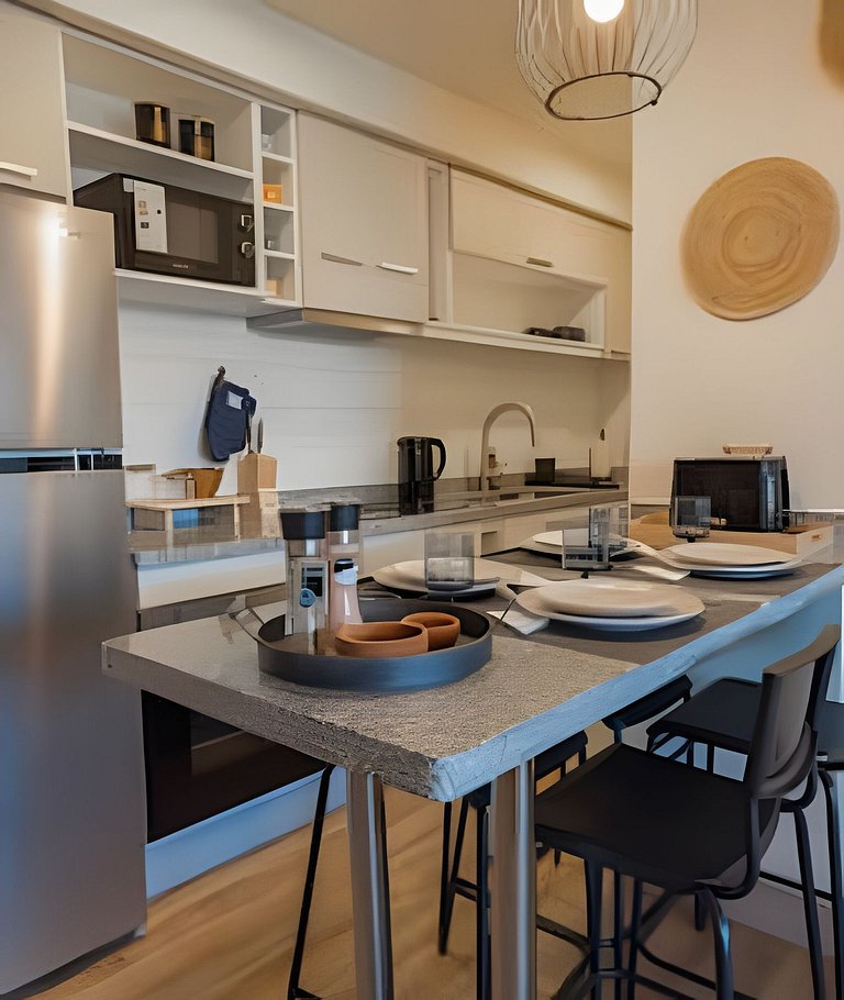 Departamento en condominio a pasos del centro.