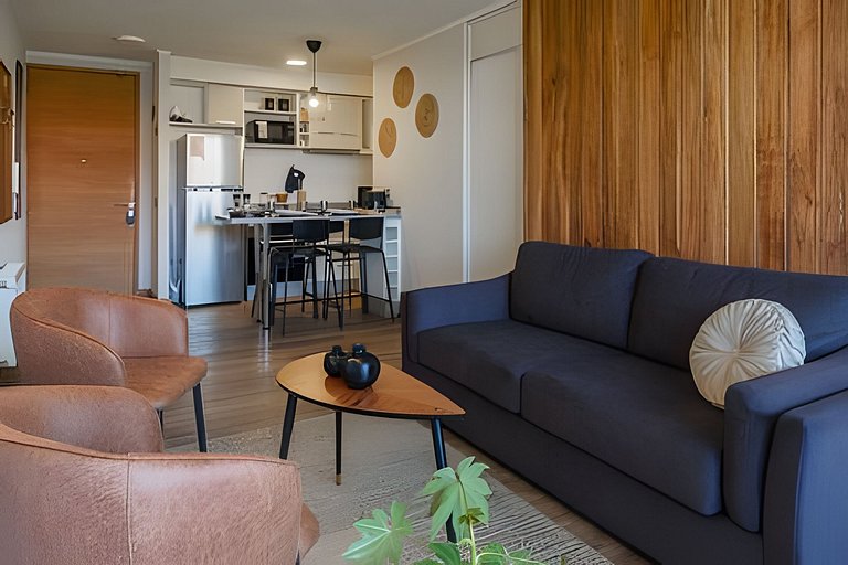 Departamento en condominio a pasos del centro.