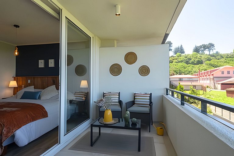 Departamento en condominio a pasos del centro.