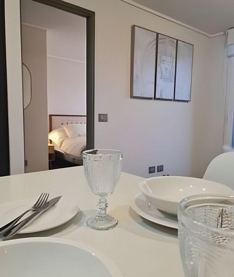 Depto. nuevo en condominio, estacionamiento y wifi